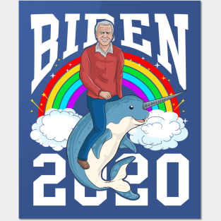 Joe Biden 2020 Election Narwhal Democrat Posters and Art